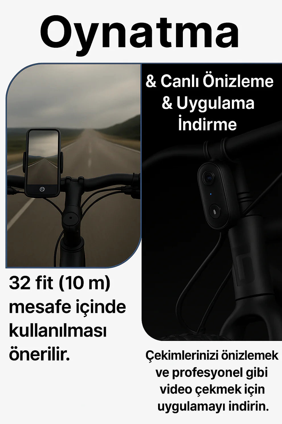 VIMO-4K Aksiyon Kamerası – Ultra Hafif & Taşınabilir!