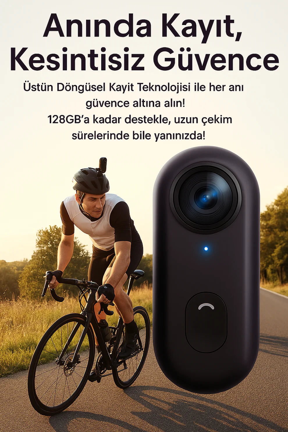 VIMO-4K Aksiyon Kamerası – Ultra Hafif & Taşınabilir!